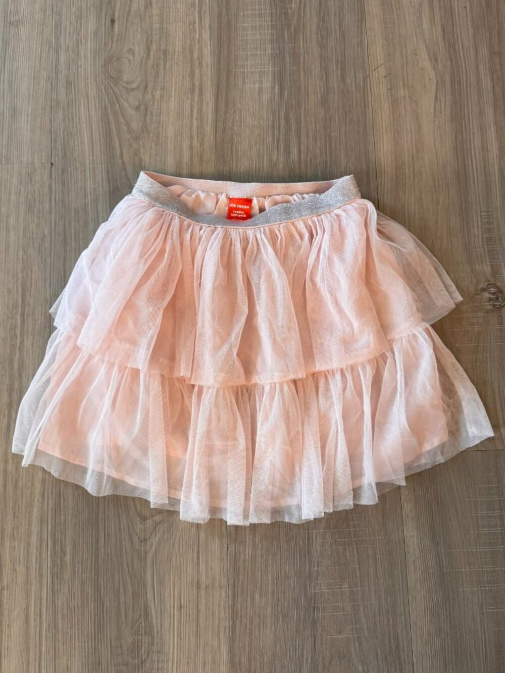 JOE FRESH girls tulle skirt size 5T 5 shimmer